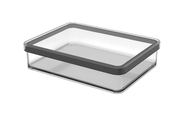 Pojemnik na przysmaki szeroki 1.0L LOFT transparentny/czarny