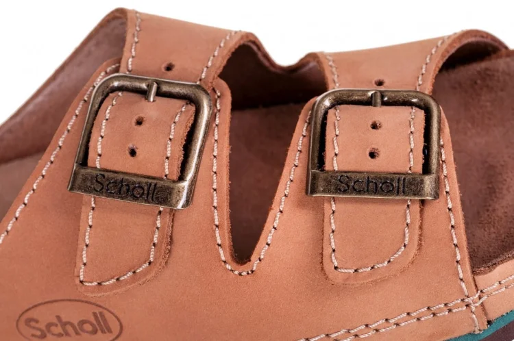 Wygodne sandały Scholl AIR BAG BACK STRAP BRĄZ 38