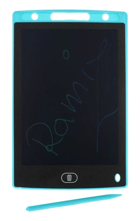Tablet 10' do rysowania dla dzieci 3+ niebieski + Rysik + Ekran LCD + Kolorowe rysunki