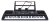 Keyboard z mikrofonem dla dzieci 5+ Taktomierz Radio USB MP3 - model nr 6152