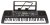 Keyboard z mikrofonem dla dzieci 5+ Taktomierz Radio USB MP3 - model nr 6152