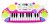 Różowy zestaw muzyczny Keyboard + Werble + Mikrofon dla dzieci 3+ Światła + Dźwięki 2 oktawy