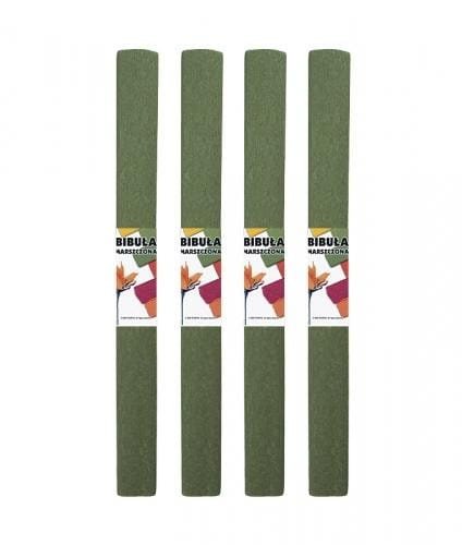 Bibuła marszczona 25 oliwkowa (10szt)