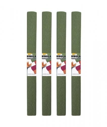 Bibuła marszczona 25 oliwkowa (10szt)