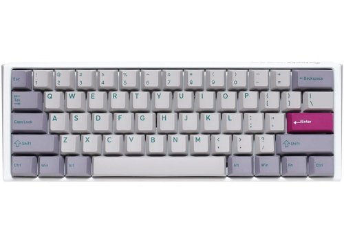 Mini klawiatura gamingowa Ducky One 3 Mist Grey z podświetleniem RGB LED - MX-Brown (US)