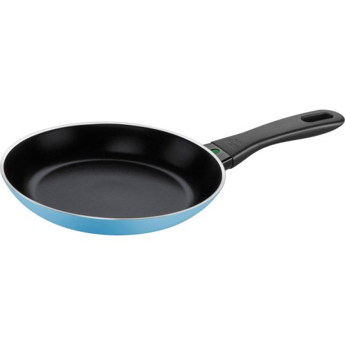 patelnia płytka 30 cm niebieska