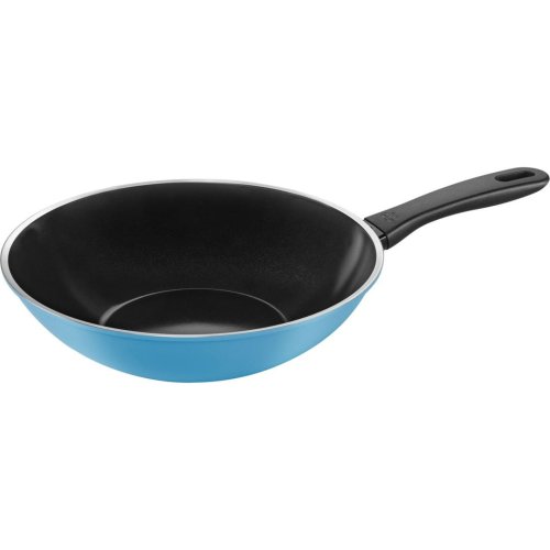 wok 28 cm niebieski