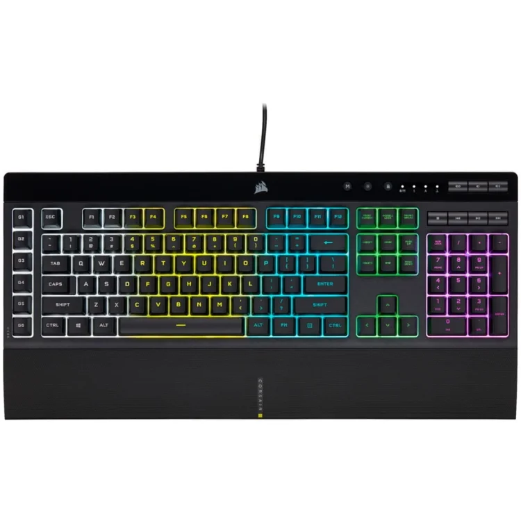 Corsair K55 RGB PRO klawiatura Gaming USB QWERTZ Niemiecki Czarny