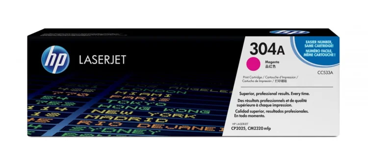 HP 304A oryginalny wkład z purpurowym tonerem LaserJet