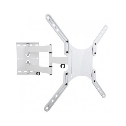 Uchwyt Ścienny TV LED/LCD 23-55 cali 45kg Obrotowy Biały