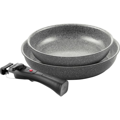 zestaw 2 patelni (24 + 28 cm) + rondel 16 cm