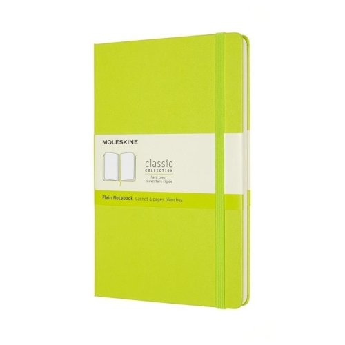 Notes Classic L 13x21 gładki 240str TW lemon green
