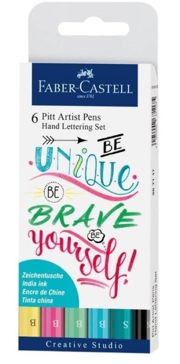 Zestaw pisaków Pitt Artist Pen handlettering 6szt