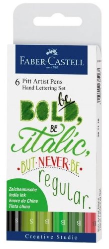 Zestaw pisaków Pitt Artist Pen handlettering 6zt