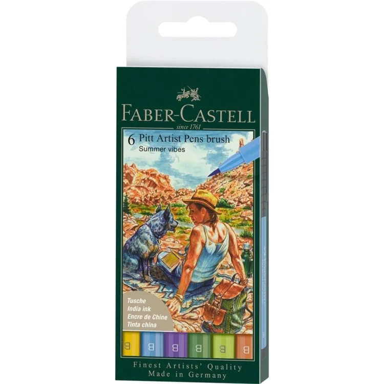 Pisaki Pitt Artist Pen Summer B 6szt