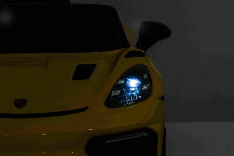 Pojazd Porsche 718 Lakier Żółty