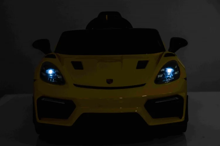 Pojazd Porsche 718 Żółty MP4