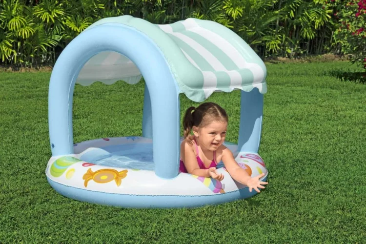 Basen z dmuchanym Daszkiem Pączuś BESTWAY