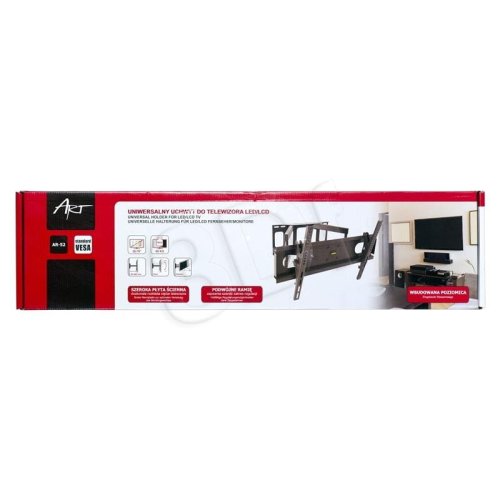 Uchwyt ścienny do telewizora ART AR-52 (ścienne; 30" - 70"; max. 60kg)