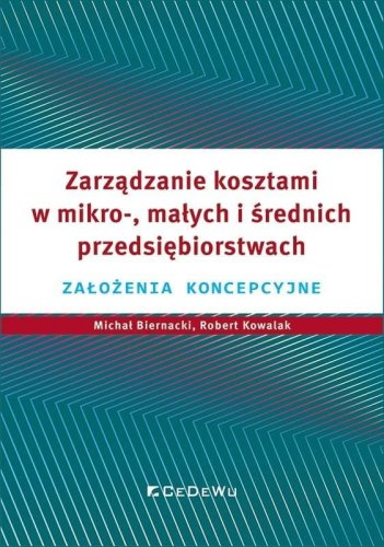 Zarządzanie kosztami w mikro-, małych i średnich..
