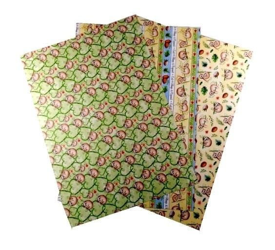 Karton 300g leniwce 24x34cm 3 ark MIX