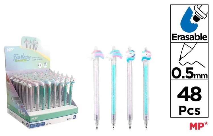 Długopis ścieralny Jednorożec (48szt)