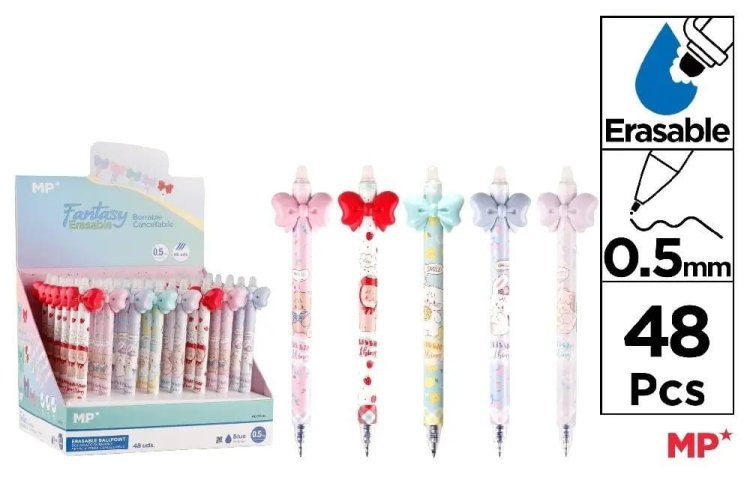 Długopis ścieralny Kokardki (48szt)