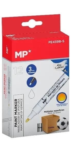 Marker olejowy 3.0mm biały (12szt)