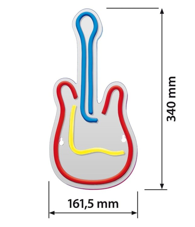 Neon LED Activejet AJE-NEON GITARA