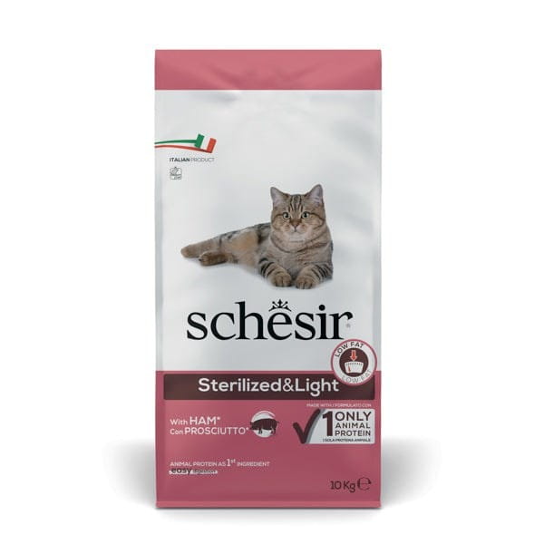 SCHESIR Sterilized z szynką 10kg