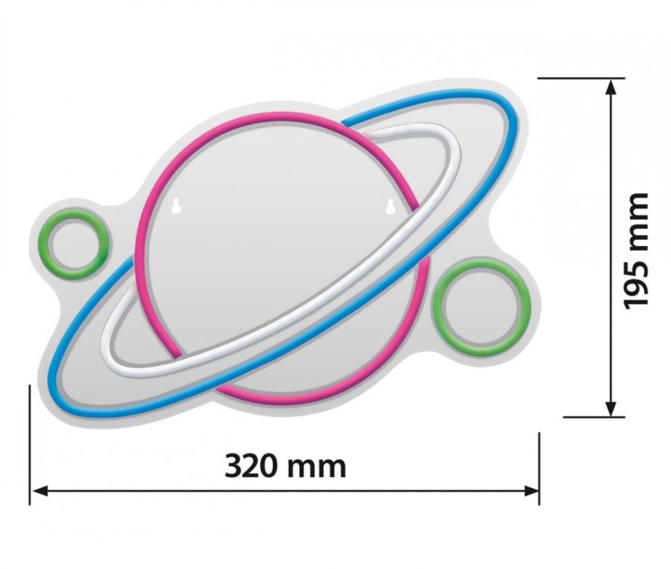 Neon LED Activejet AJE-NEON PLANET