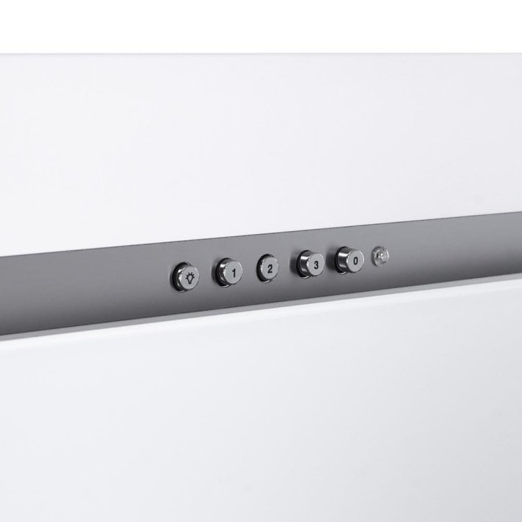 Okap AKPO WK-4 NERO LINE 2.0 50 BIAŁY T300 Liniowy LED/Siłownik