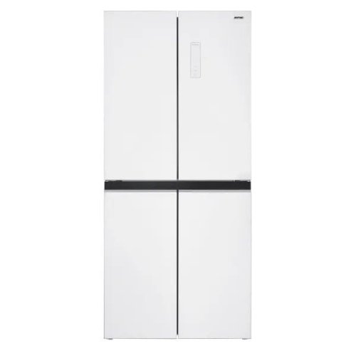 Lodówka z zamrażalnikiem dolnym Multi Door Total Full No Frost MPM-434-SBF-08 białe szkło