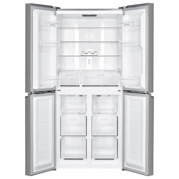 Lodówka z zamrażalnikiem dolnym Multi Door Total Full No Frost MPM-434-SBF-08 białe szkło