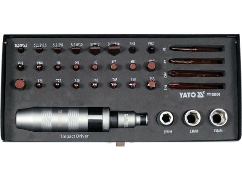 ZESTAW WKRĘTAKÓW UDAROWYCH 32 SZT YT-28000 YATO
