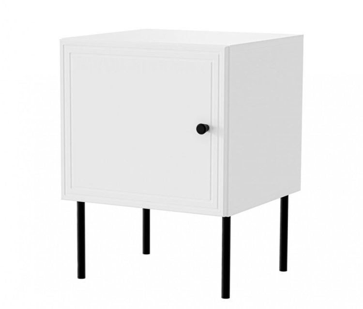 Szafka nocna 2sz PALAZZO BIS 45x39xH59 biały mat