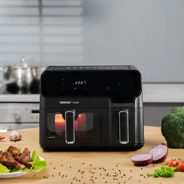 FRYTOWNICA ZAF 9000 5,5L + 3,5L 2700W AIR FRYER