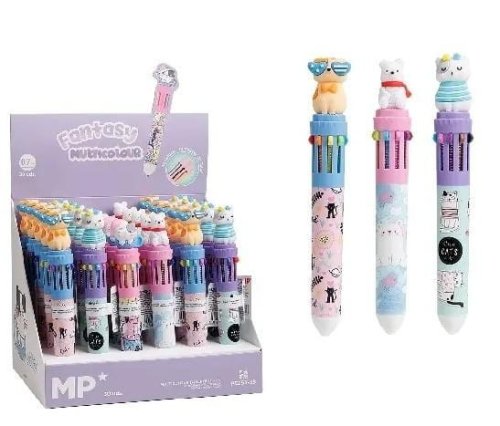 Długopis wielokolorowy Fantasy 10w1 mix (30szt)