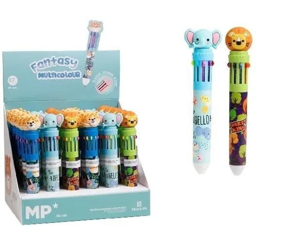 Długopis wielokolorowy Fantasy 10w1 Safari (30szt)