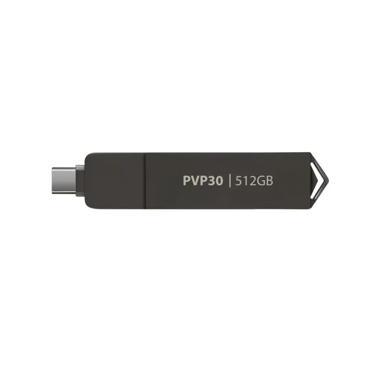 Dysk SSD Patriot PVP30 512GB 1000MB/s USB Duo A+C 3.2 Gen2 Alu