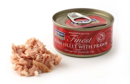 Fish4Cats Finest filet z Tuńczyka z Krewetkami 70g