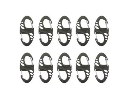 Zestaw karabińczyków Mil-Tec S-Hook – Zielony