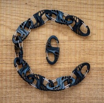 Zestaw karabińczyków Mil-Tec S-Hook – Czarny