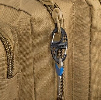 Zestaw karabińczyków Mil-Tec S-Hook – Czarny