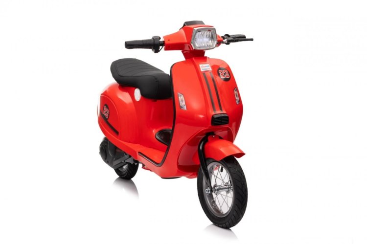 Pojazd Skuter Retro 23 Czerwony
