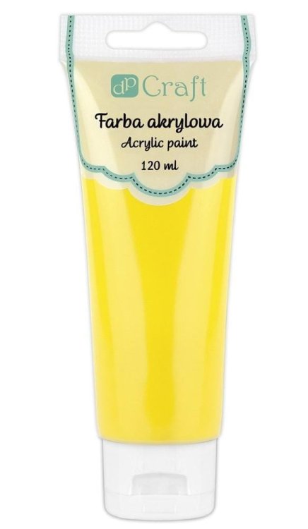 Farba akrylowa żółta 120ml