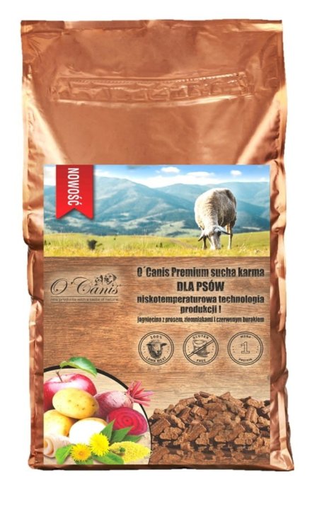 O´Canis Premium jagnię,ziemniak,burak dla psa 1,5kg