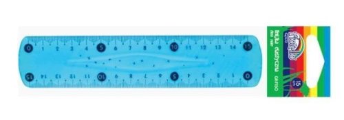 Linijka plastikowa elastyczna 15cm FIORELLO