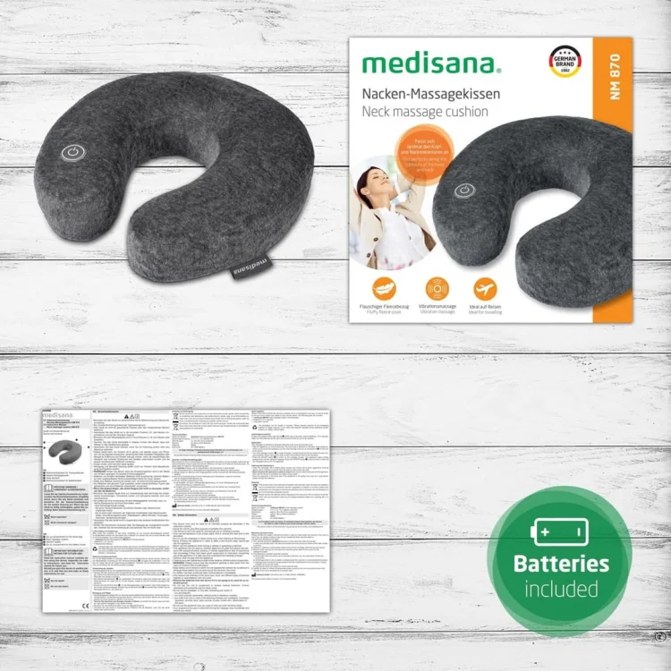 Wibracyjna poduszka podróżna na kark Medisana NM 870