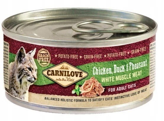 CARNILOVE WMM CHICKEN, DUCK & PHEASANTFOR 100 g